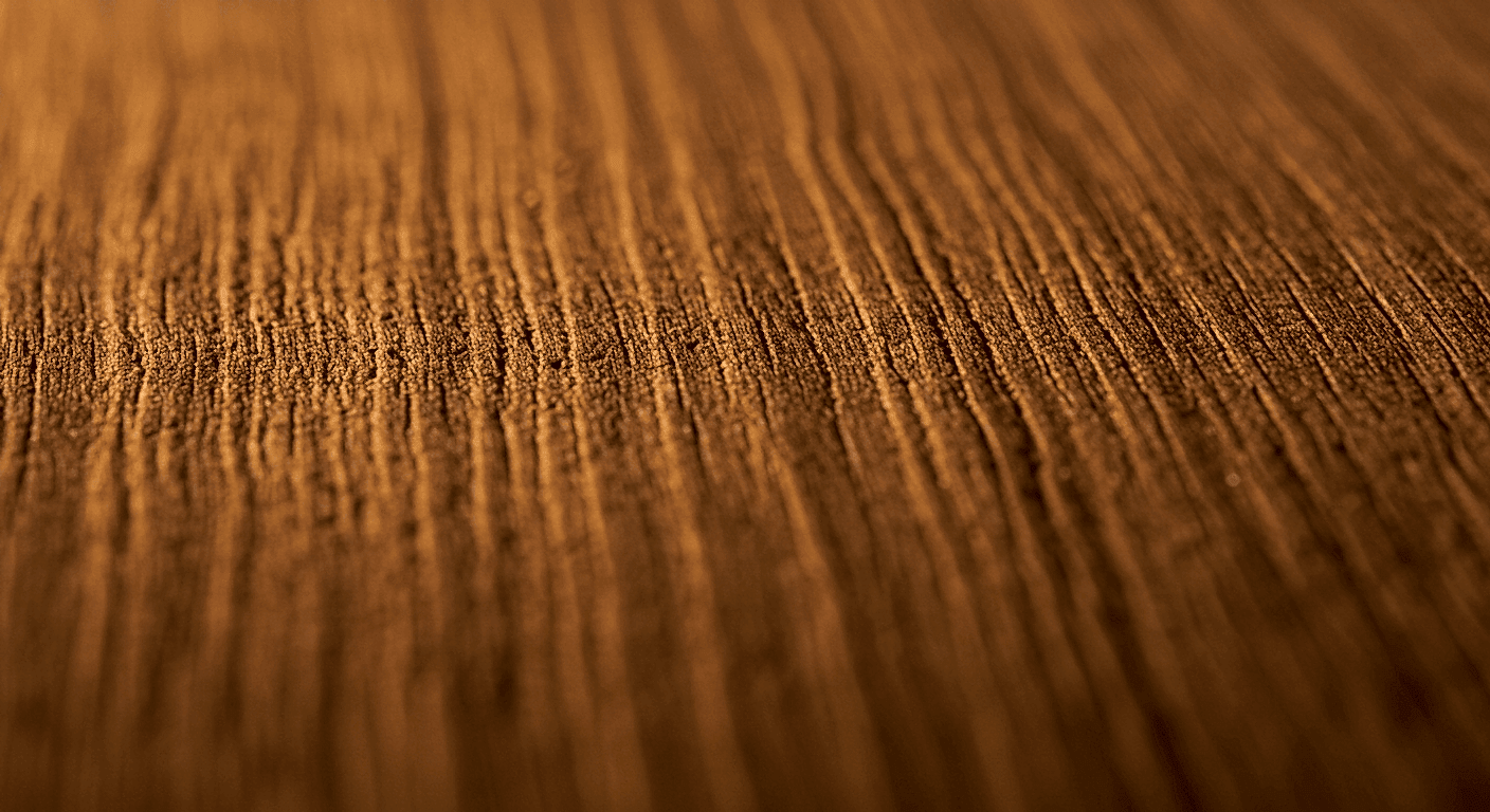 Masif ahşap mobilya detayı