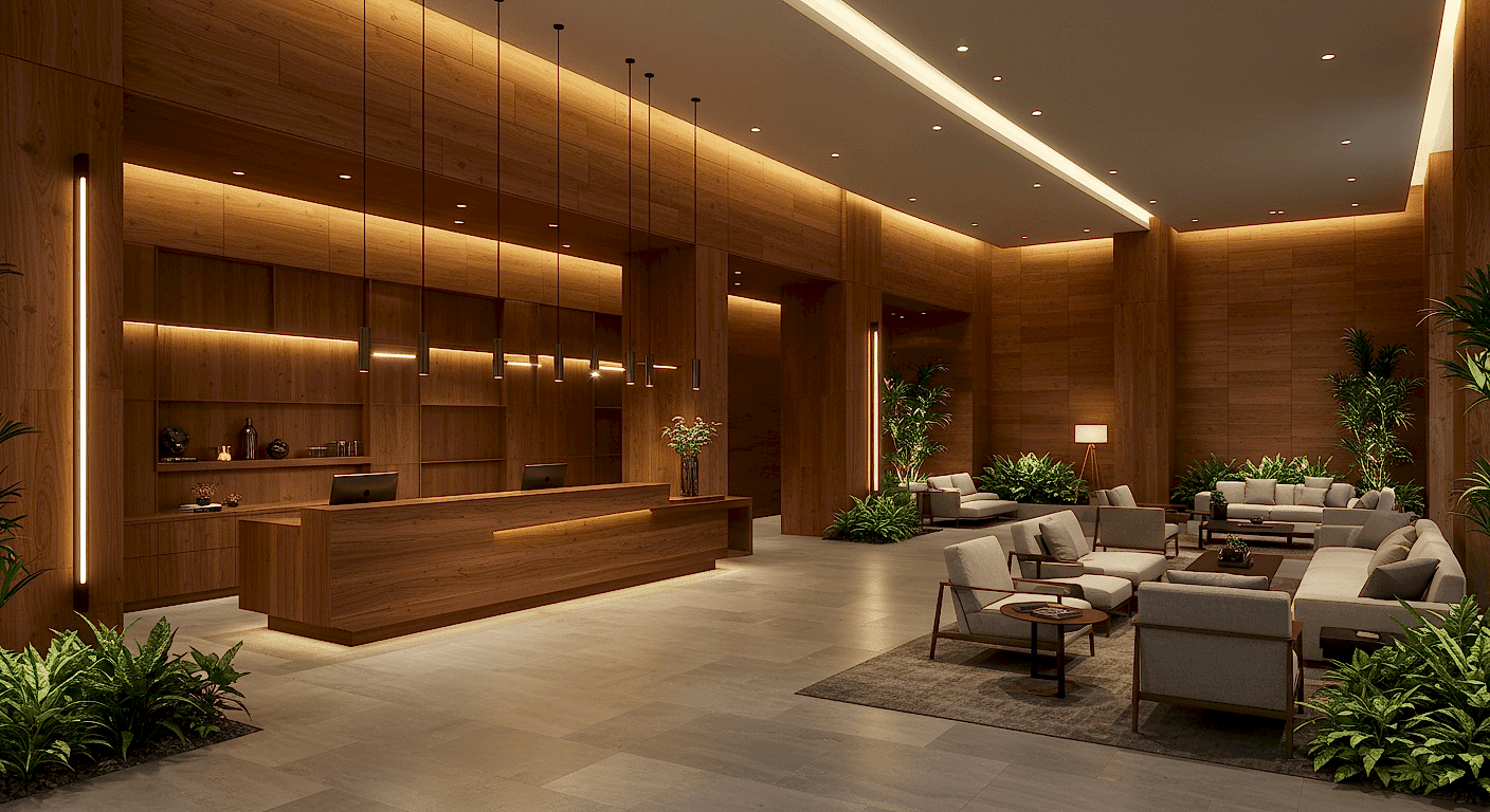 Otel Lobi Tasarımı